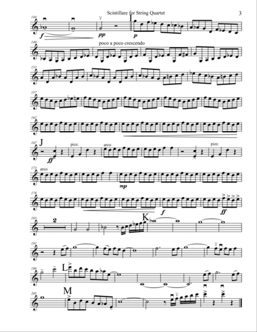 Scintillare String Quartet scores gallery preview page 3