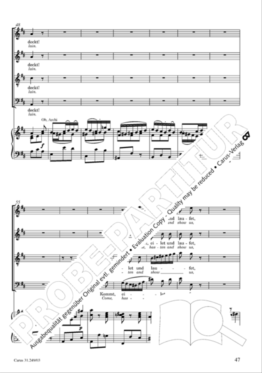 Osteroratorium 4-Part scores gallery preview page 48