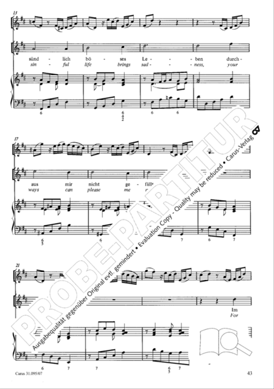 For me to live is Jesus (Christus, der ist mein Leben) STB scores gallery preview page 44