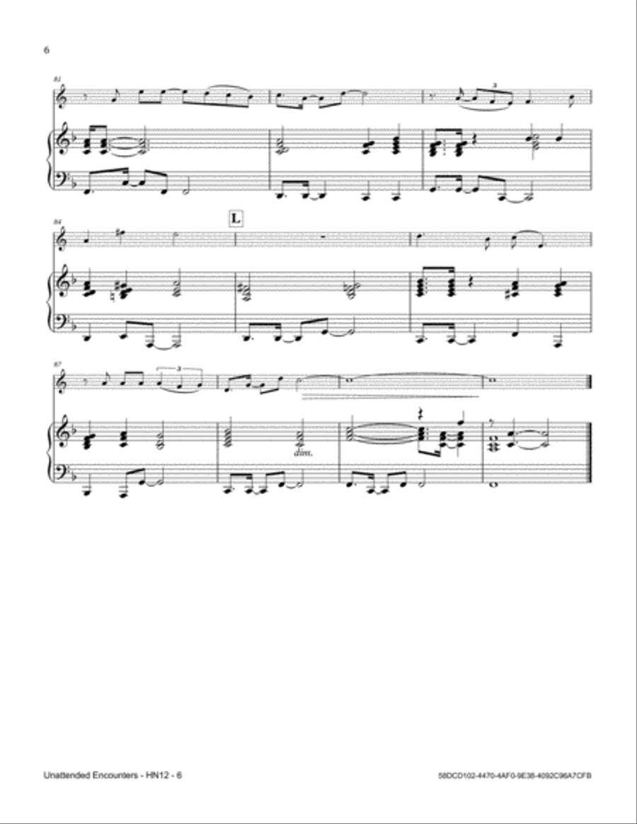 Unattended Encounters Horn scores gallery preview page 6