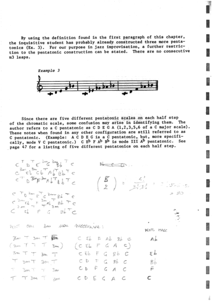 RAMON RICKER - Pentatonic Scales For Jazz Improvisation