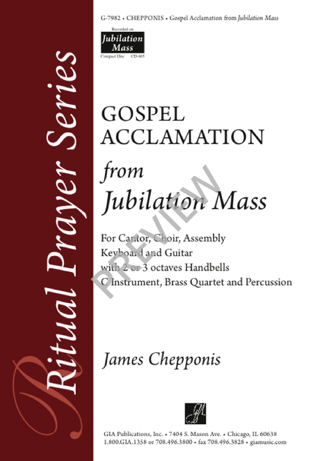 Gospel Acclamation from "Jubilation Mass"