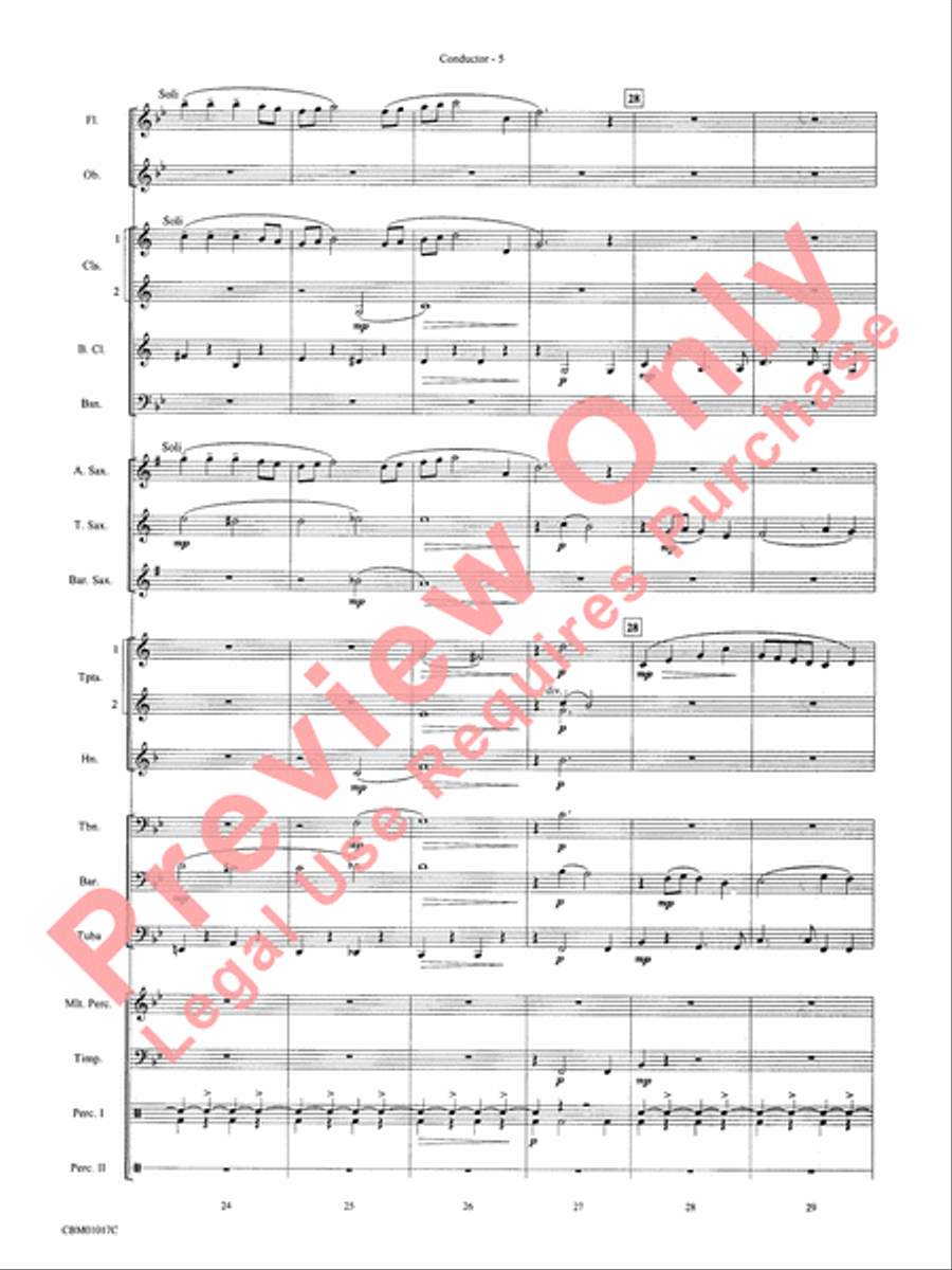 Have Yourself a Merry Little Christmas Concert Band scores gallery preview page 8