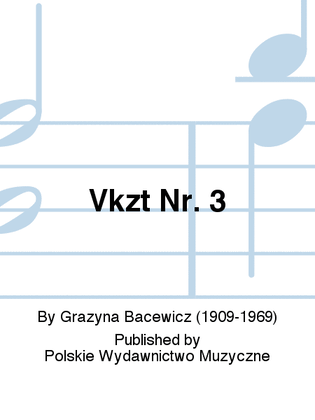 Book cover for Vkzt Nr. 3