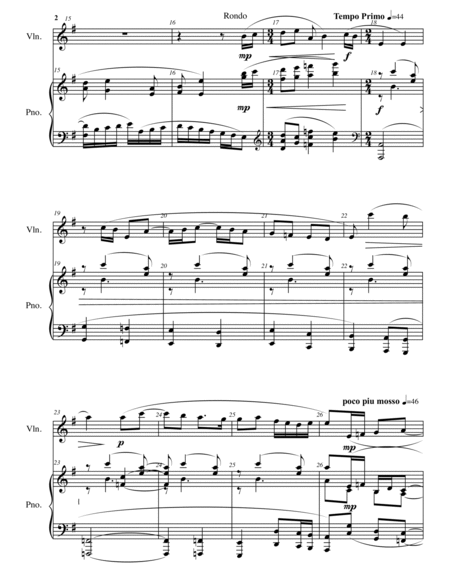Rondo for Violin and Piano image number null