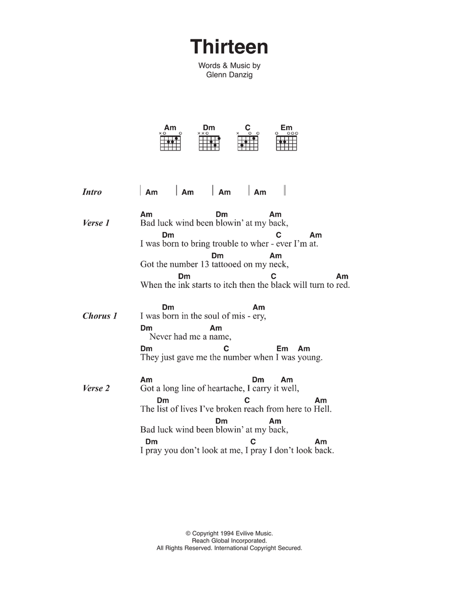 Thirteen Electric Guitar scores gallery preview page 1
