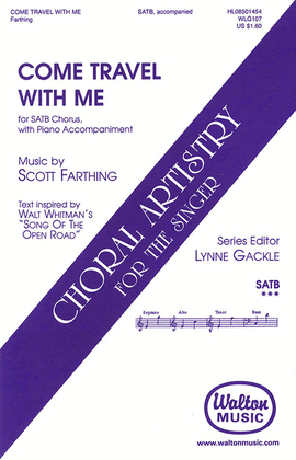 Book cover for Come Travel with Me - SATB