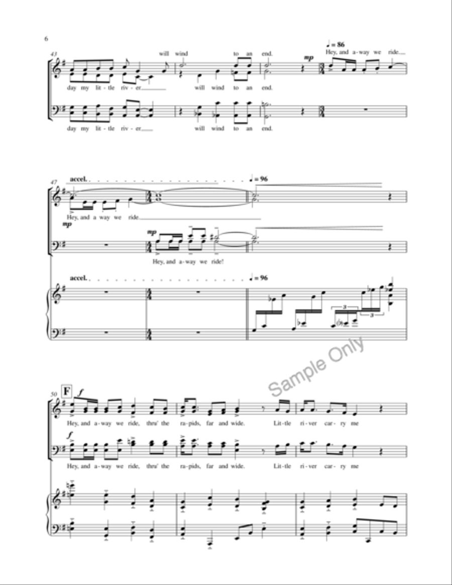 All The Little Rivers All The Little Rivers 4-Part scores gallery preview page 6