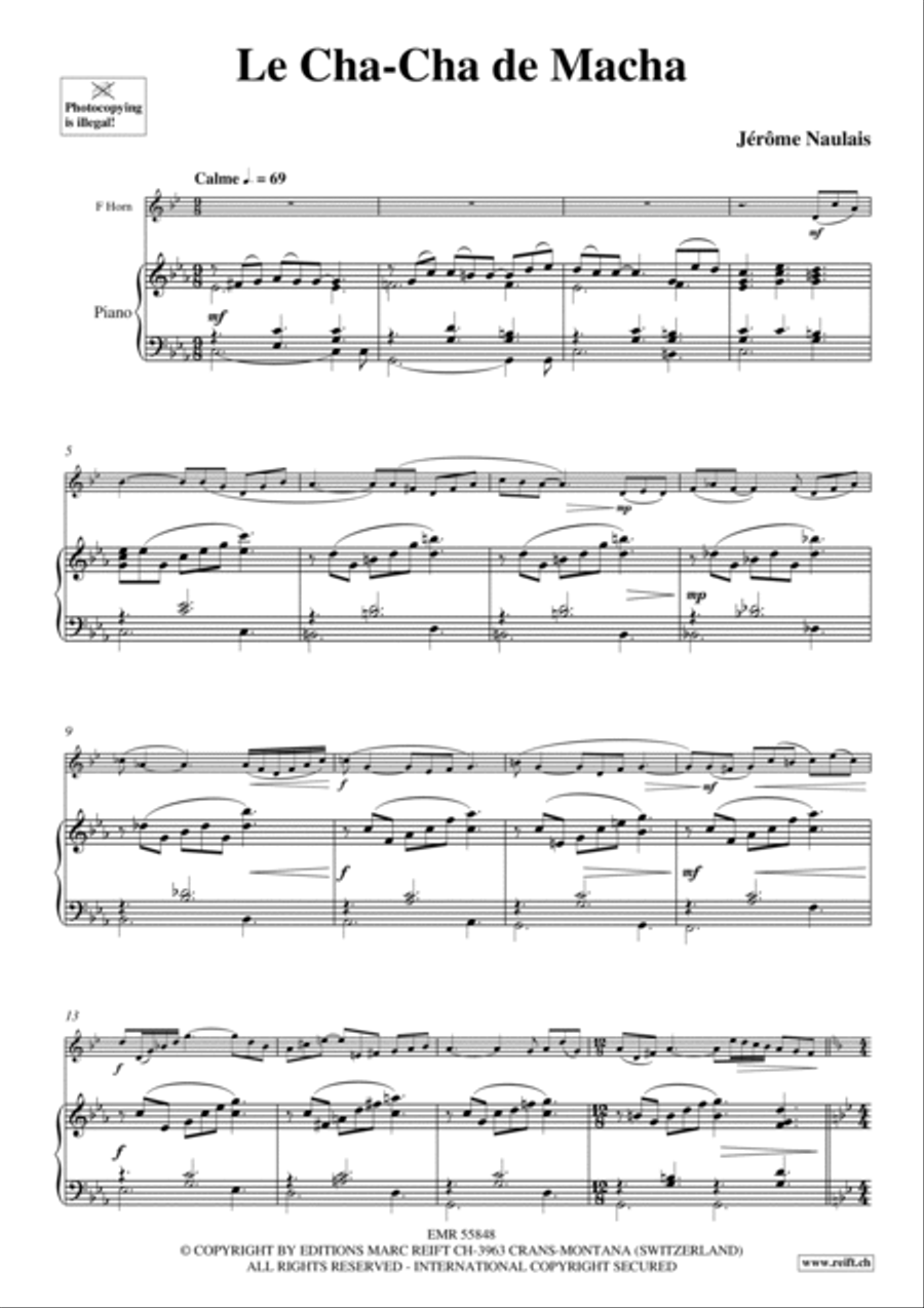Le Cha-Cha de Macha Le Cha-Cha de Macha Horn scores gallery preview page 5