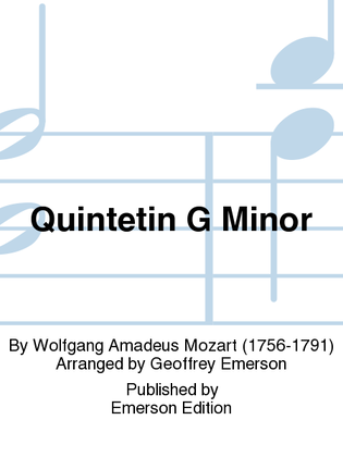 Book cover for Quintet in G Minor