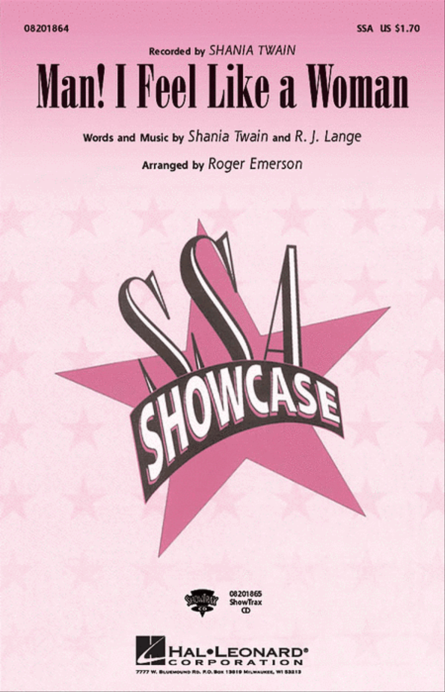 Man! I Feel Like a Woman Show Choir scores gallery preview page 1