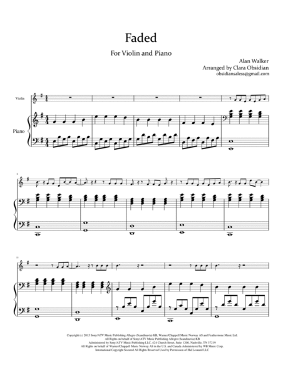 Faded String Duet scores gallery preview page 4