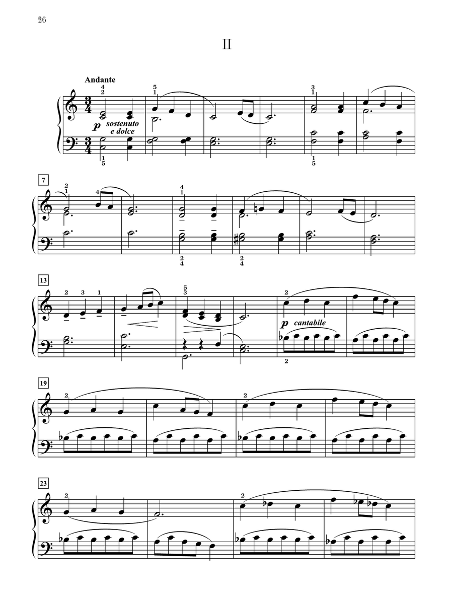 Sonatina in A Minor - Piano Solo Piano Solo scores gallery preview page 3