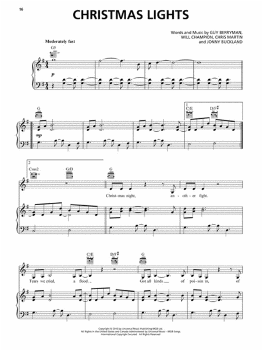 A Sentimental Christmas Book Piano, Vocal, Guitar scores gallery preview page 5