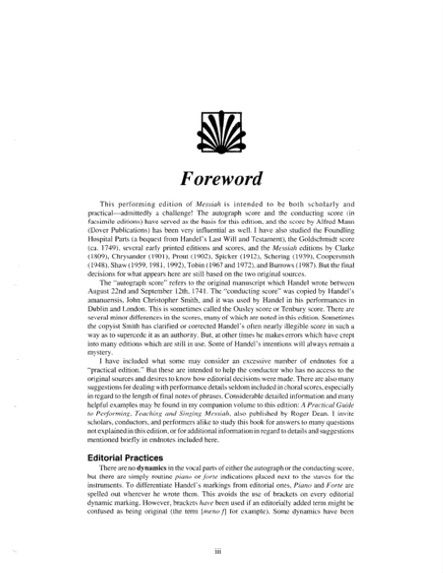 Messiah - Continuo Basso Continuo scores gallery preview page 5