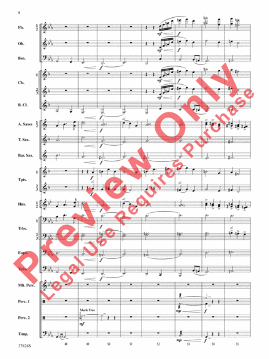 Shadows of the Equinox Shadows of the Equinox Concert Band scores gallery preview page 9
