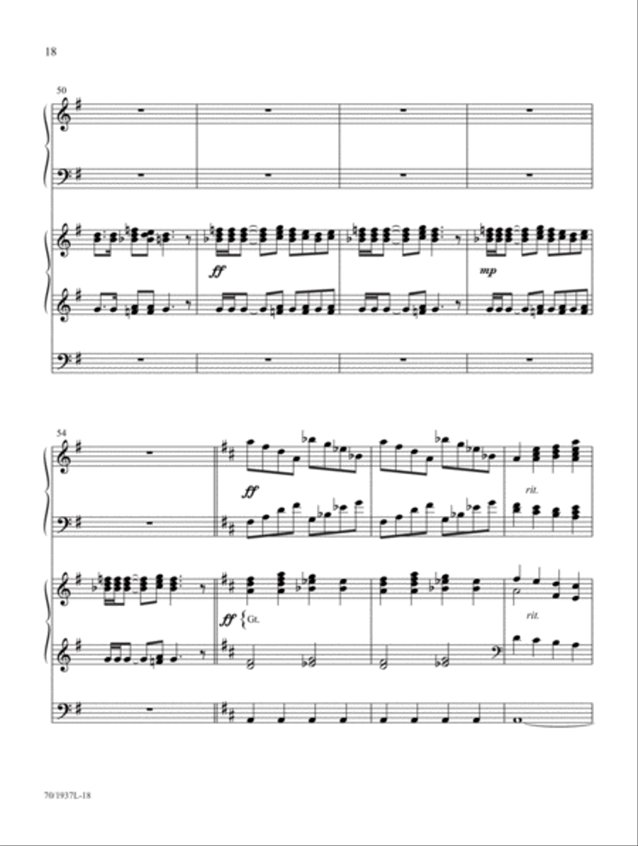 Festive Preludes for the Church Year Organ scores gallery preview page 16