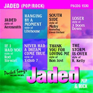 Book cover for Jaded: Pop/Rock (Karaoke CDG)