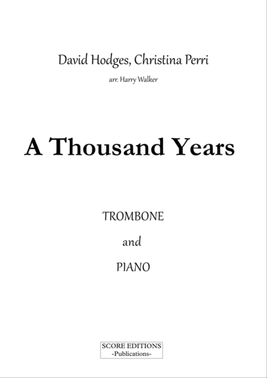 A Thousand Years Piano scores gallery preview page 2