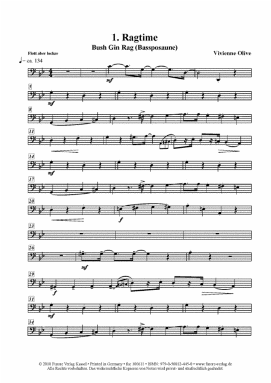 Ragtimes and Sad Songs Ragtimes and Sad Songs Bassoon scores gallery preview page 2