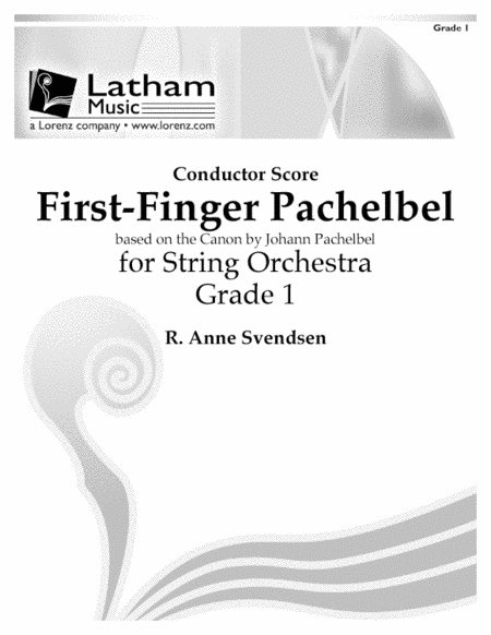 First-Finger Pachelbel for String Orchestra - Score image number null