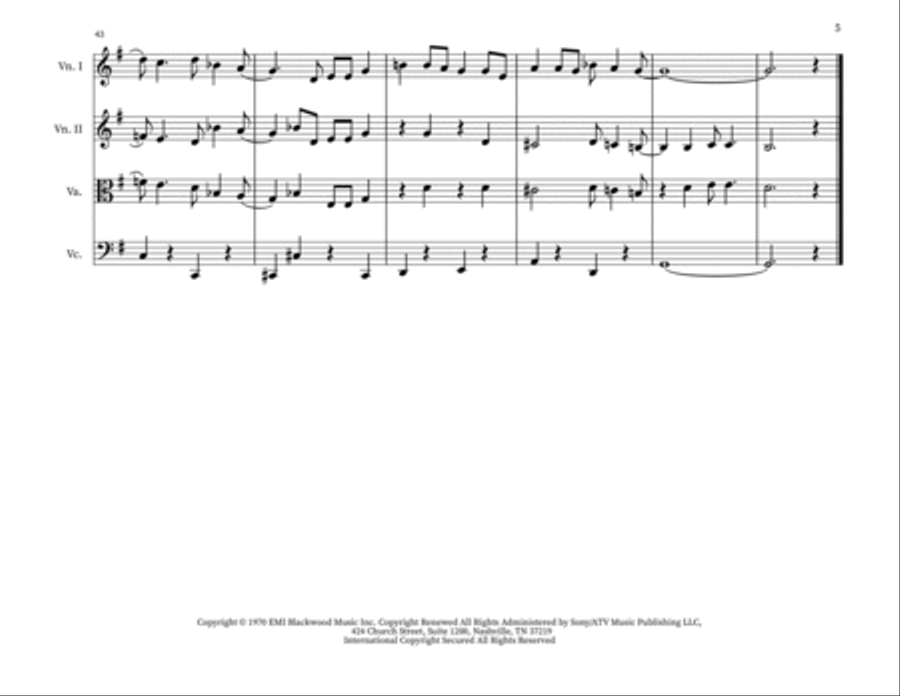 Put Your Hand In The Hand Small Ensemble scores gallery preview page 5