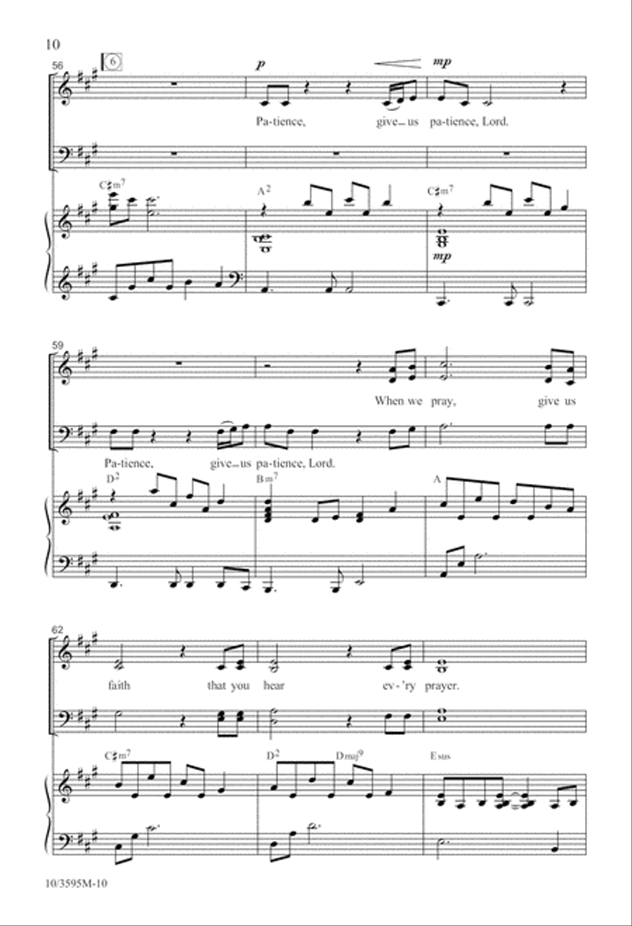 Waiting 4-Part scores gallery preview page 11