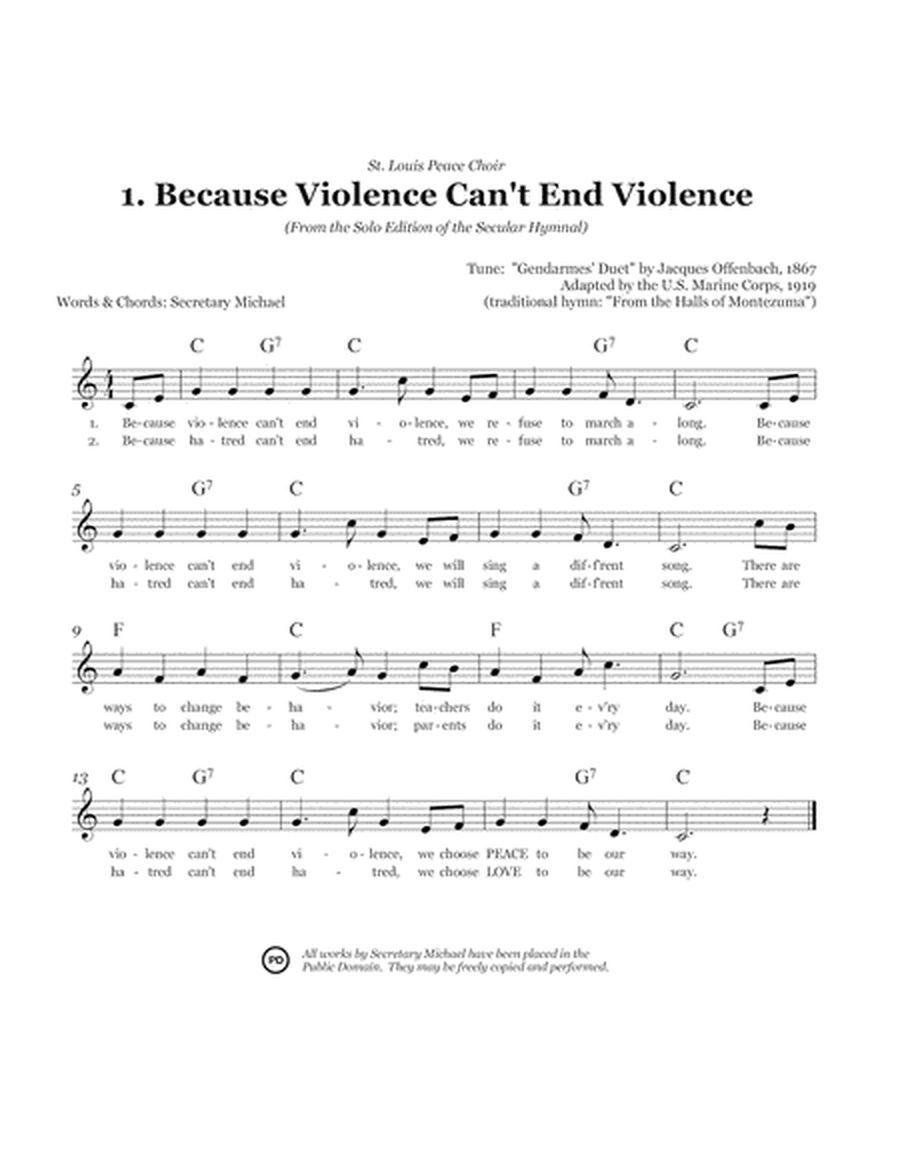 St. Louis Peace Choir: 2017 Songbook