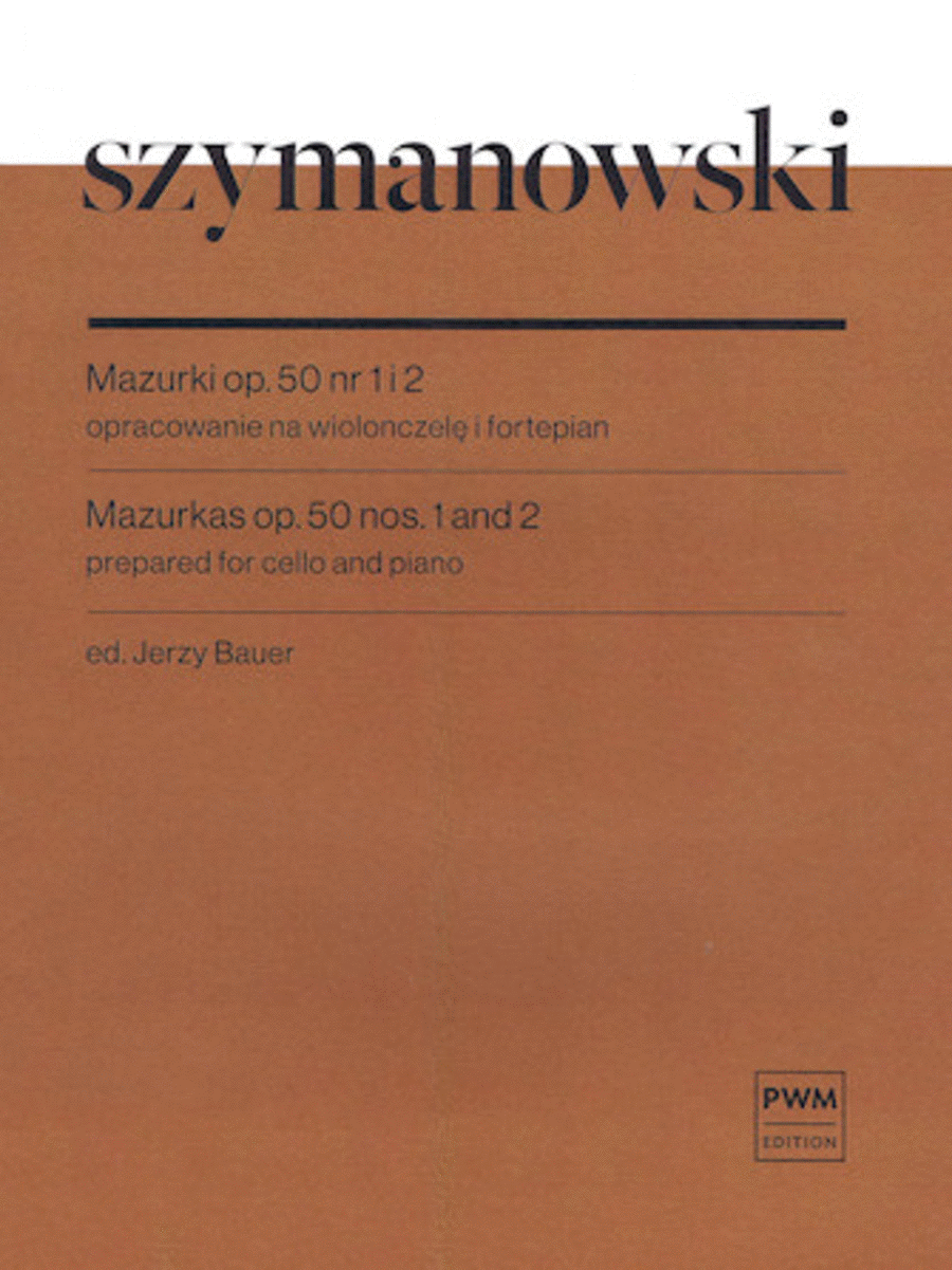 Karol Szymanowski: Mazurkas Op. 50