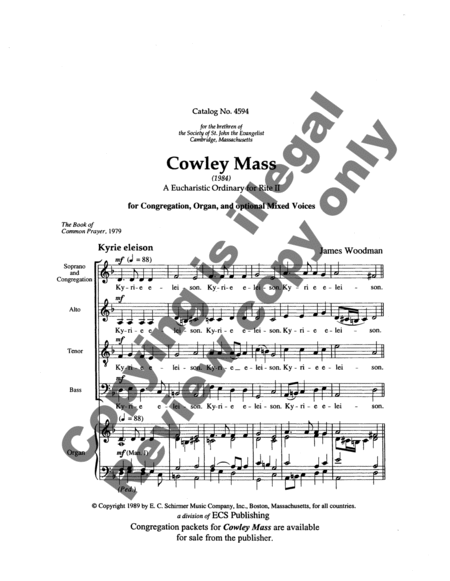 The Cowley Mass (Rite II)