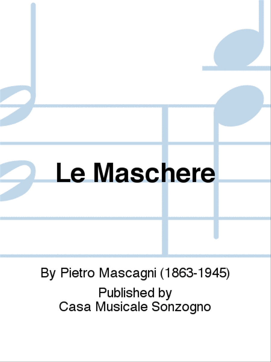 Le Maschere Le Maschere School and Community scores gallery preview page 1