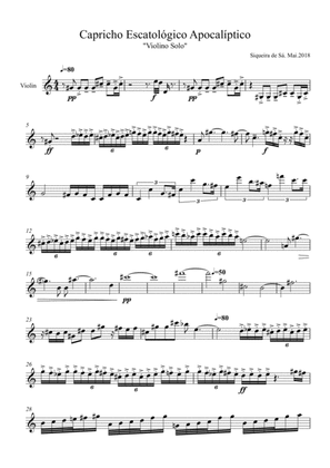 Apocalyptic Eschatological Capriccio-Violino Solo.