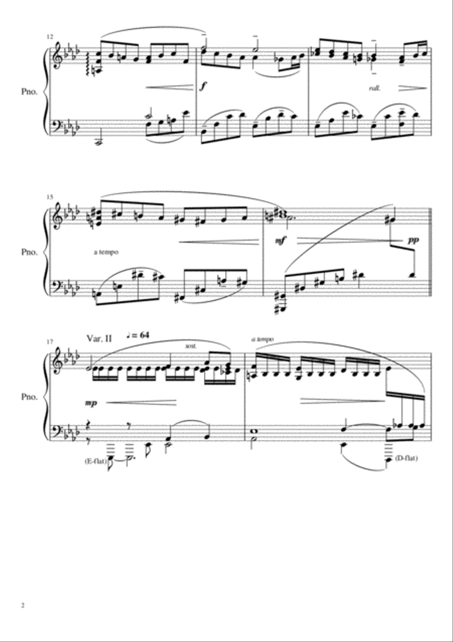 Four variations on 