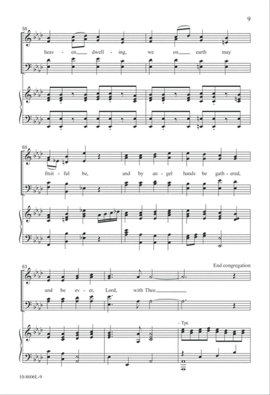 Canticle for Easter Day Canticle for Easter Day 4-Part scores gallery preview page 9