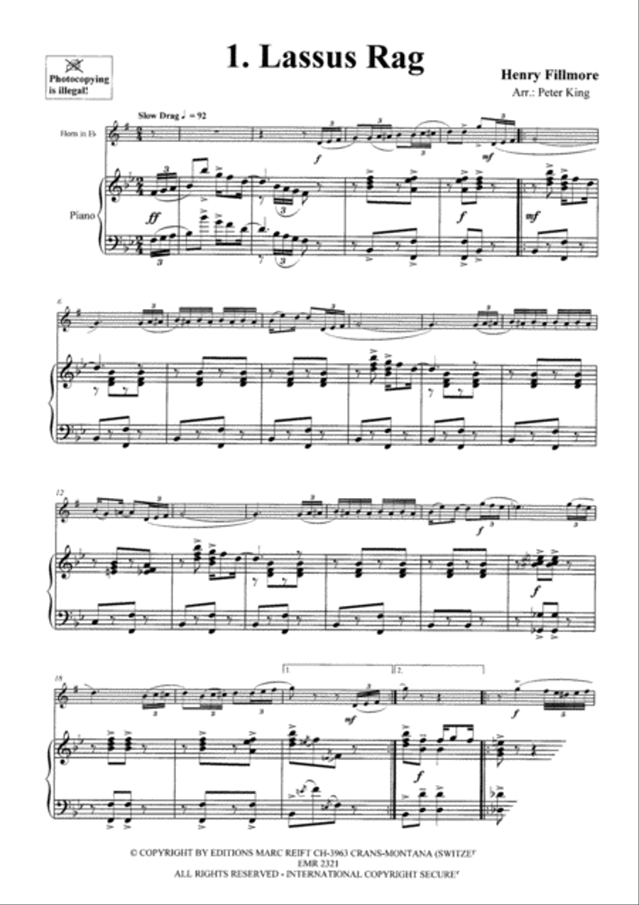 15 Rags Horn scores gallery preview page 3