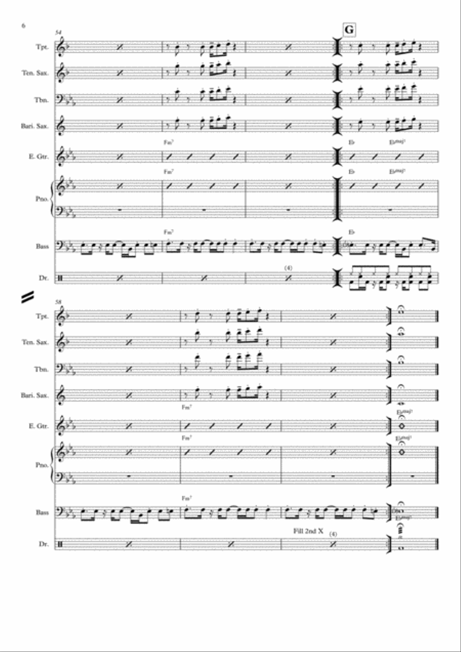 Valerie Tenor Saxophone scores gallery preview page 6