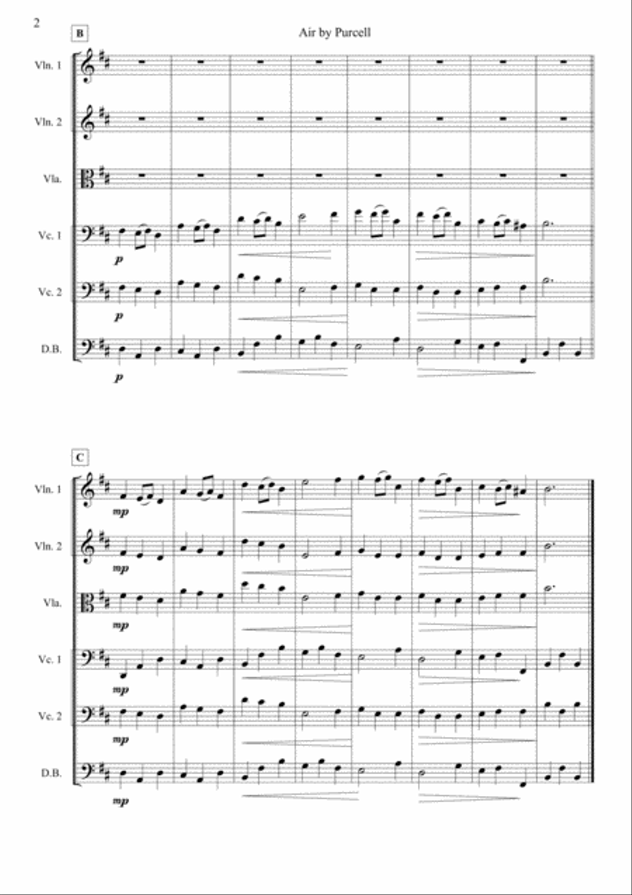 A Baroque Journey for String Orchestra String Orchestra scores gallery preview page 6