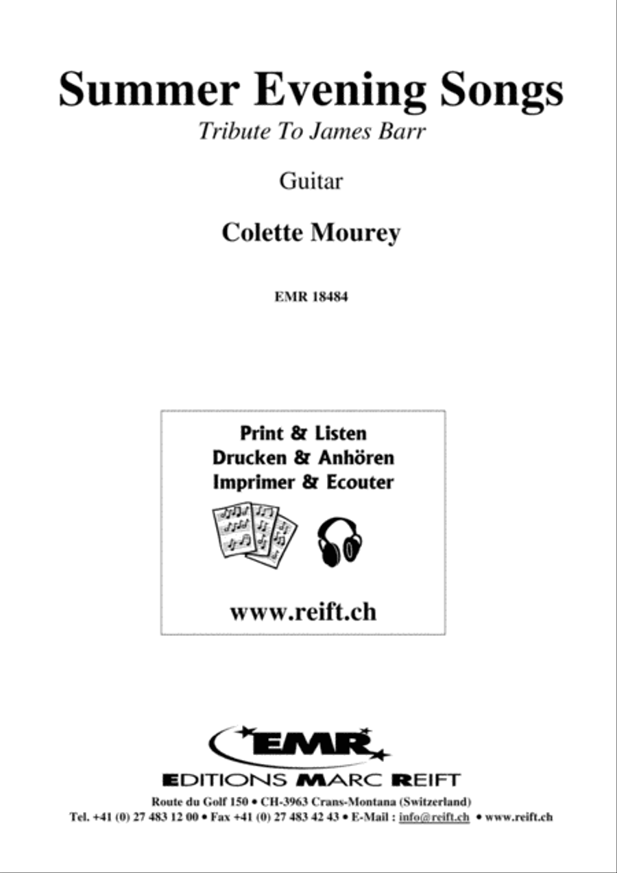Summer Evening Songs Guitar scores gallery preview page 2