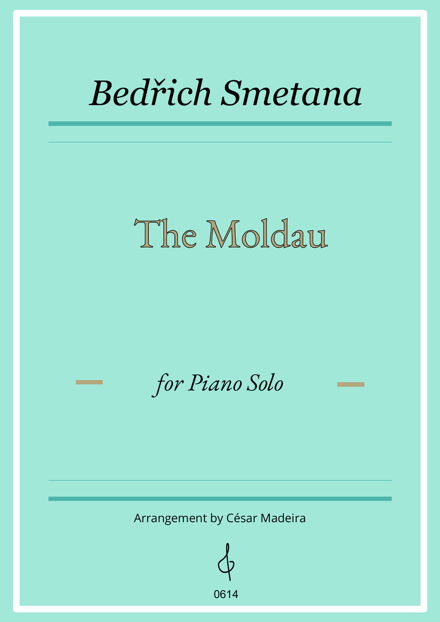 The moldau (Vltava) - Piano Solo (Full Score) Piano Solo scores gallery preview page 1