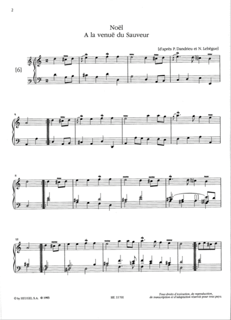 Pieces D'orgue Des Augustines De Vitre (lp74) Organ scores gallery preview page 2