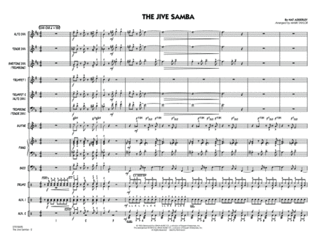The Jive Samba - Full Score