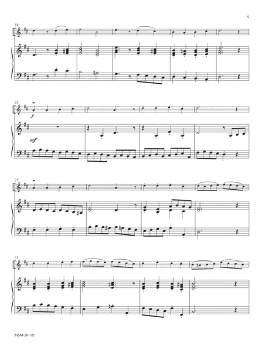Ah! Quel Grand Myst√®re! (Ah! What Great Mystery!) Violin scores gallery preview page 2