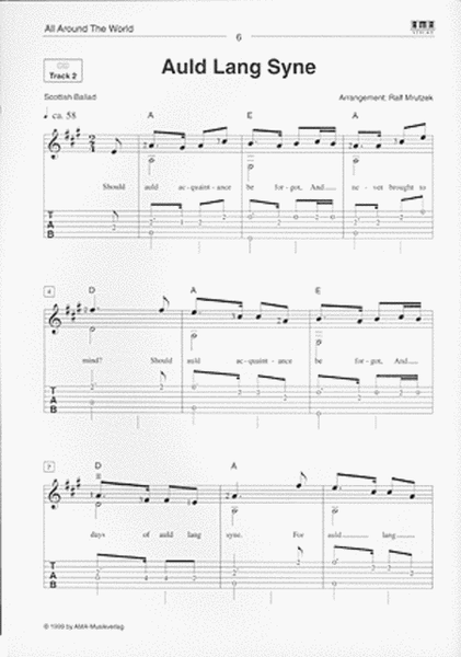 Traditionals Forever Acoustic Guitar - Sheet Music