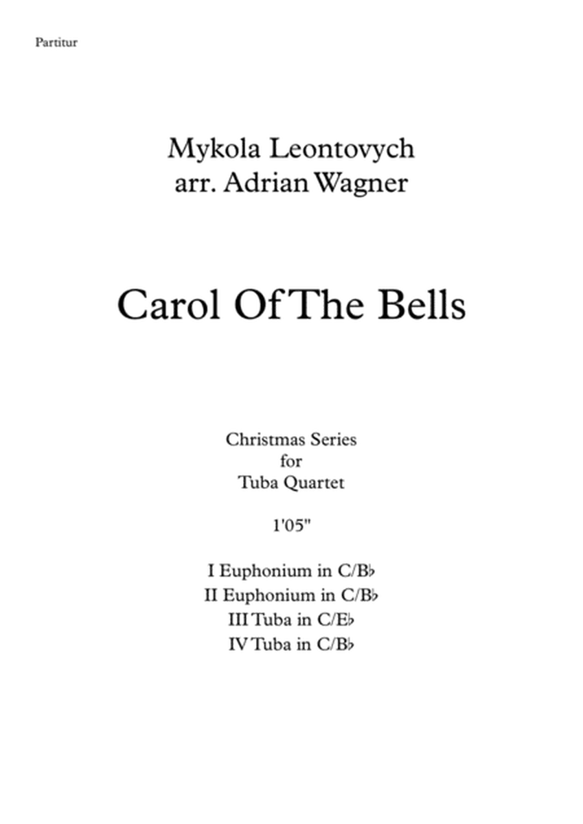 "Carol Of The Bells" Tuba Quartet arr. Adrian Wagner image number null