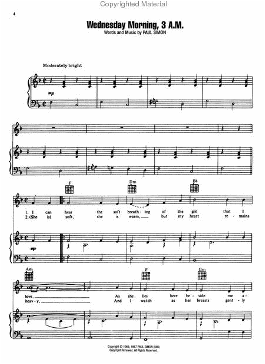 The Essential Simon & Garfunkel Piano, Vocal, Guitar scores gallery preview page 3