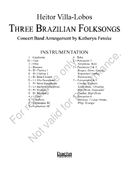 Three Brazilian Folksongs image number null