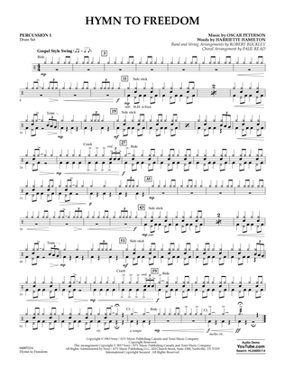 Hymn to Freedom - Percussion 1