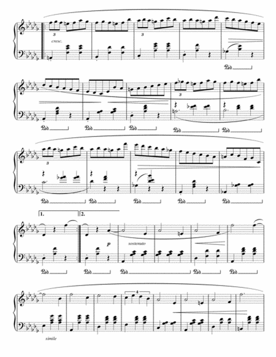 Minute Waltz in D flat major Op. 64 No. 1