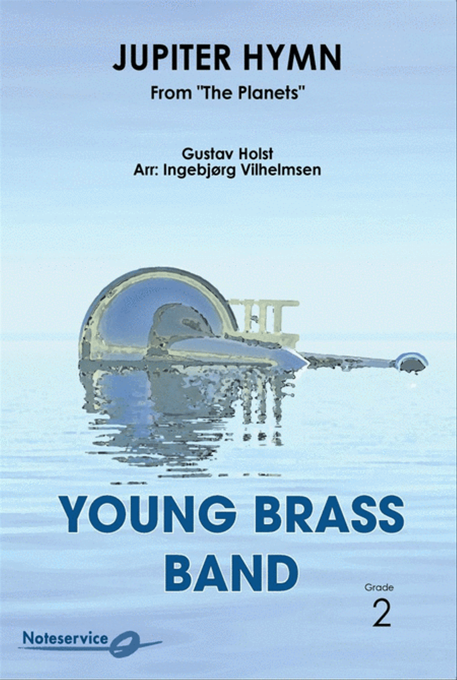 Jupiter Hymn from The Planets Brass Band scores gallery preview page 1