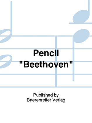 Book cover for Pencil "Beethoven"